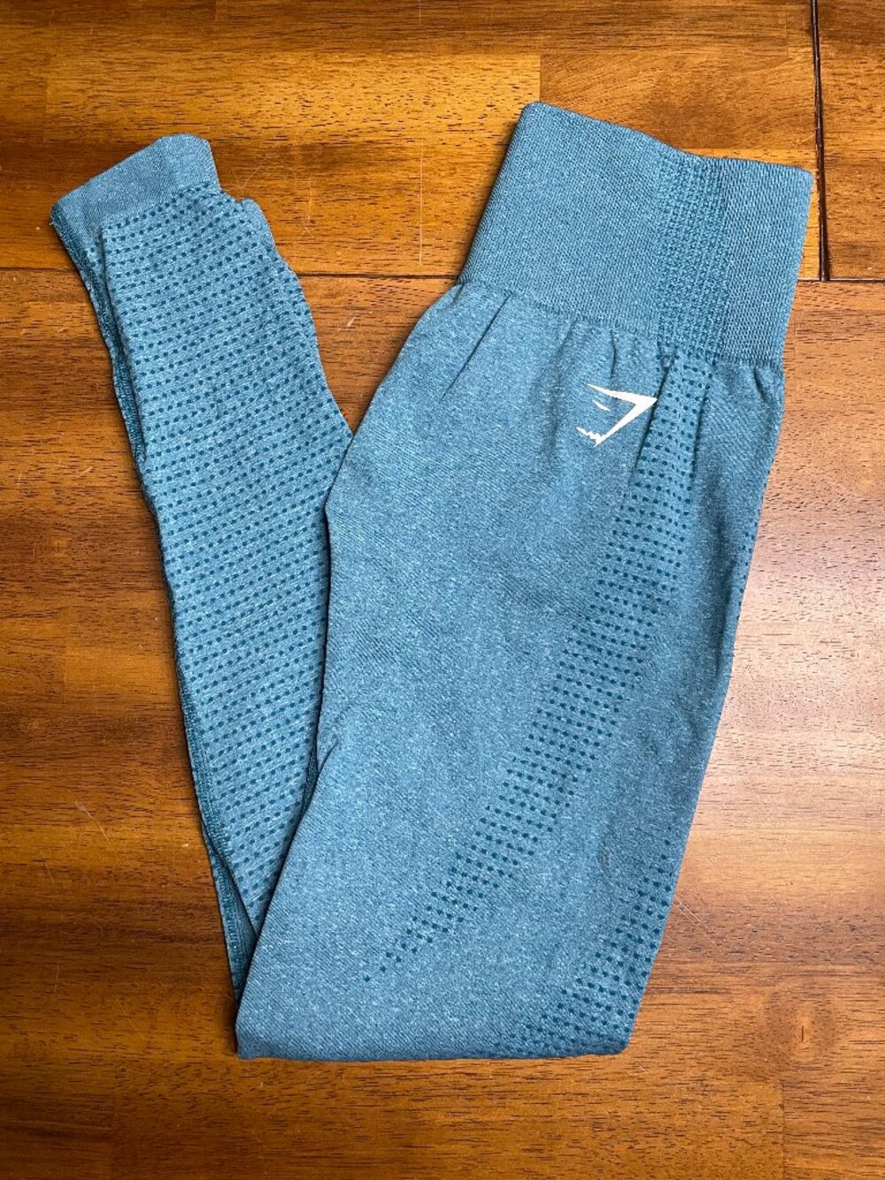 Gymshark Vital Seamless Leggings 2.0 Blue Marl Small